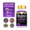 Biotin 10000mcg Hair Skin Nails Softgels