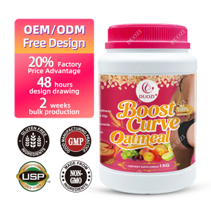 OEM Curve Oatmeal Powder High Fiber Digestive Wellness Support
