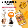 Vitamin E 1000IU Softgels Antioxidant Skin Hair Nails