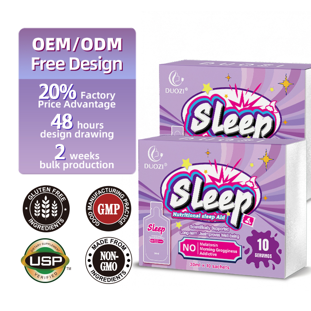 Non-Addictive Sleep Liquid Morning Alert Memory Support