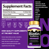 Biotin 10000mcg Hair Skin Nails Softgels