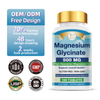 DUOZI Magnesium Glycinate 500mg Tablets | OEM Private Label Mineral Wellness Supplement Manufacturer