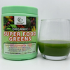Organic Super Greens Blend with Spirulina, Chlorella & Probiotics for Digestive Health