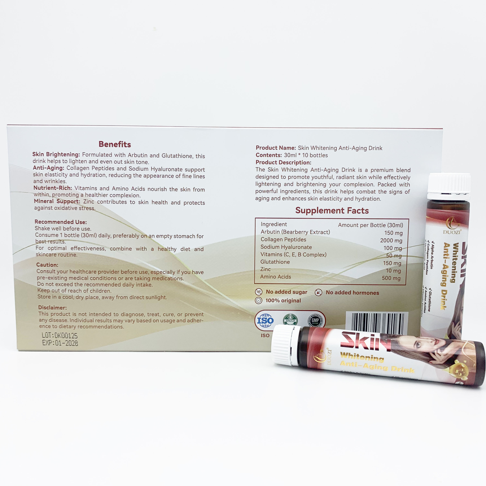 OEM private label vitamin C liquid sachets manufacturer