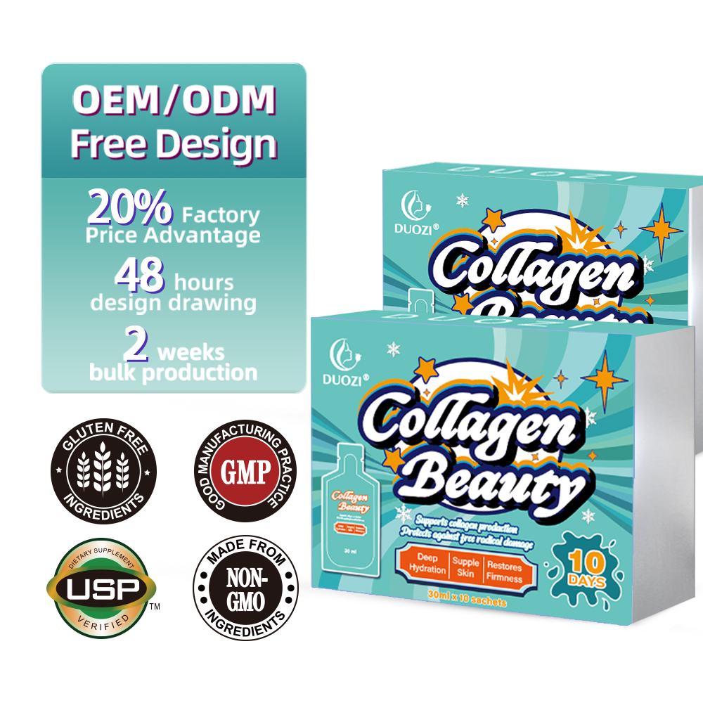 10-Day Collagen Liquid Deep Skin Hydration Anti-Aging Boost