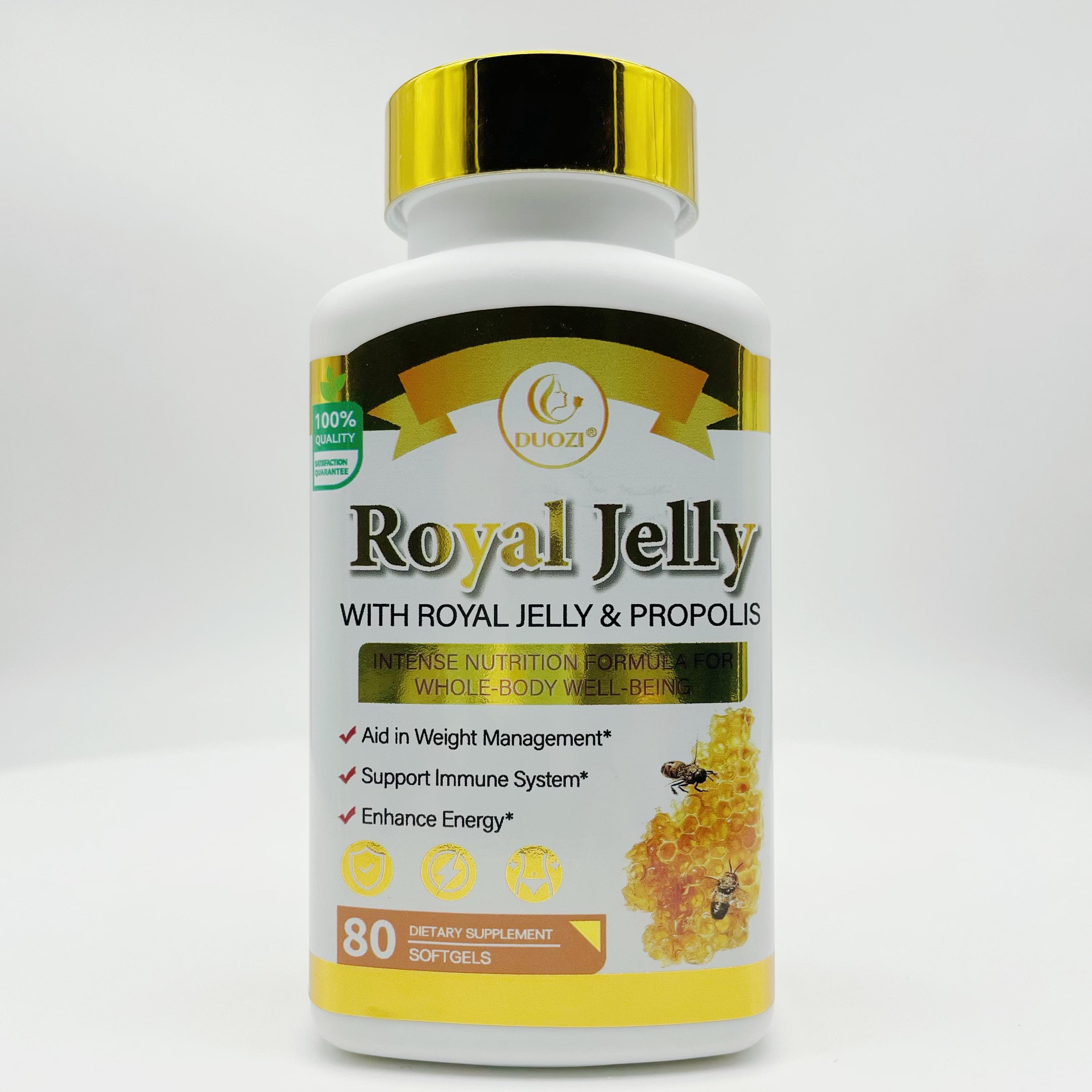 DUOZI Royal Jelly Softgels with 10-HDA