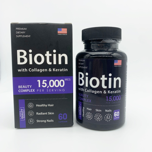 Duozi Biotin Collagen Keratin Capsules Manufacturer | Private Label Beauty Supplement 