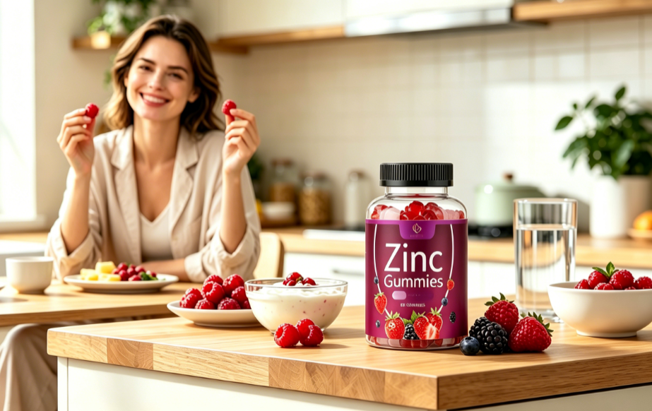 DUOZI Extra Strength 50mg Zinc Gummies Review: Natural Berry Flavor Zinc Supplement DUOZI 