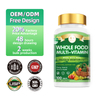 Whole Food Multivitamin Tablets Energy Heart Immune Support