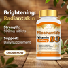 Niacinamide Vitamin B3 500mg Tablets Skin Energy Support