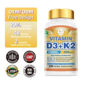 D3 K2 1000IU Softgels Bone Immune Support