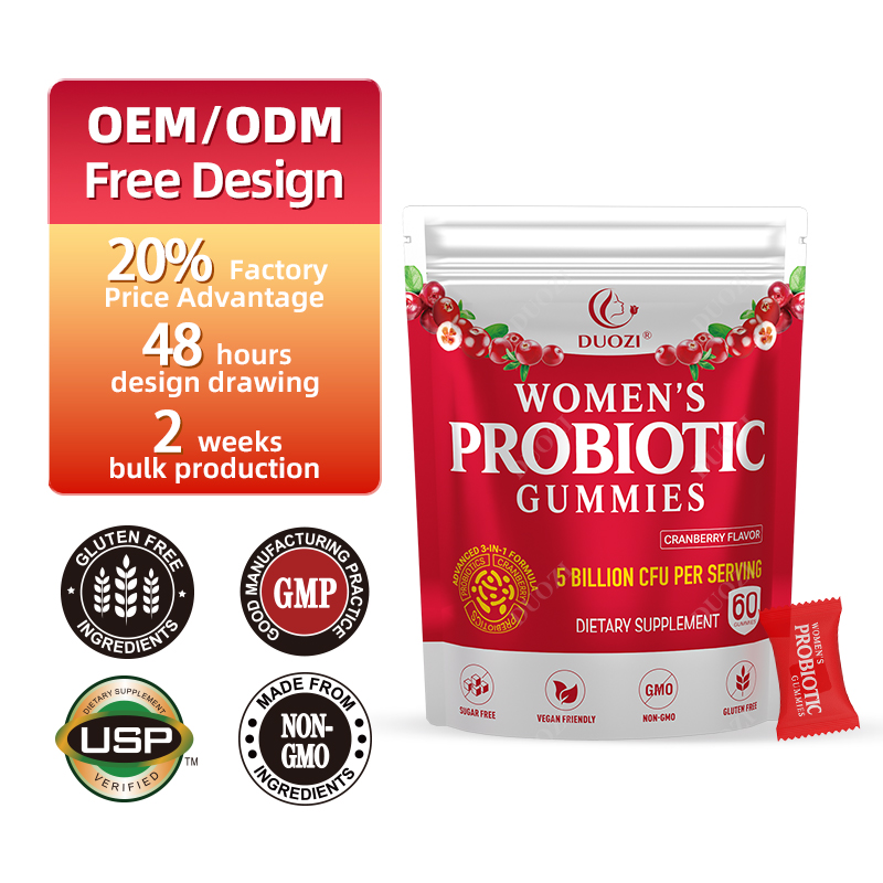 Women's Cranberry Probiotic Gummies – Gut & pH Support