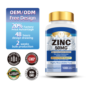 Zinc Mono Methionine 50mg Immune Support Chelate