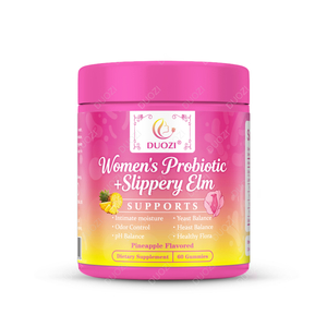 Probiotic Slippery Elm Gummies for Feminine Digestive Support