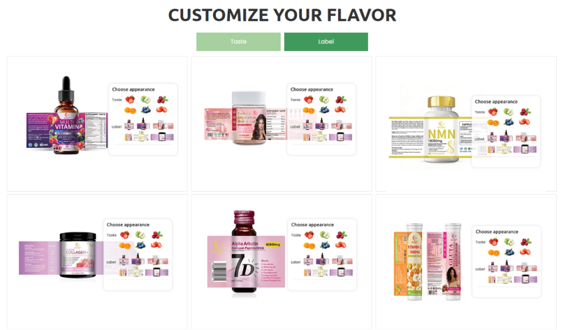Customize your flavor