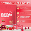 Women's Cranberry Probiotic Gummies 5B CFU Daily Support