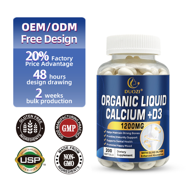 Liquid Calcium D3 1200mg Bone Immune Support
