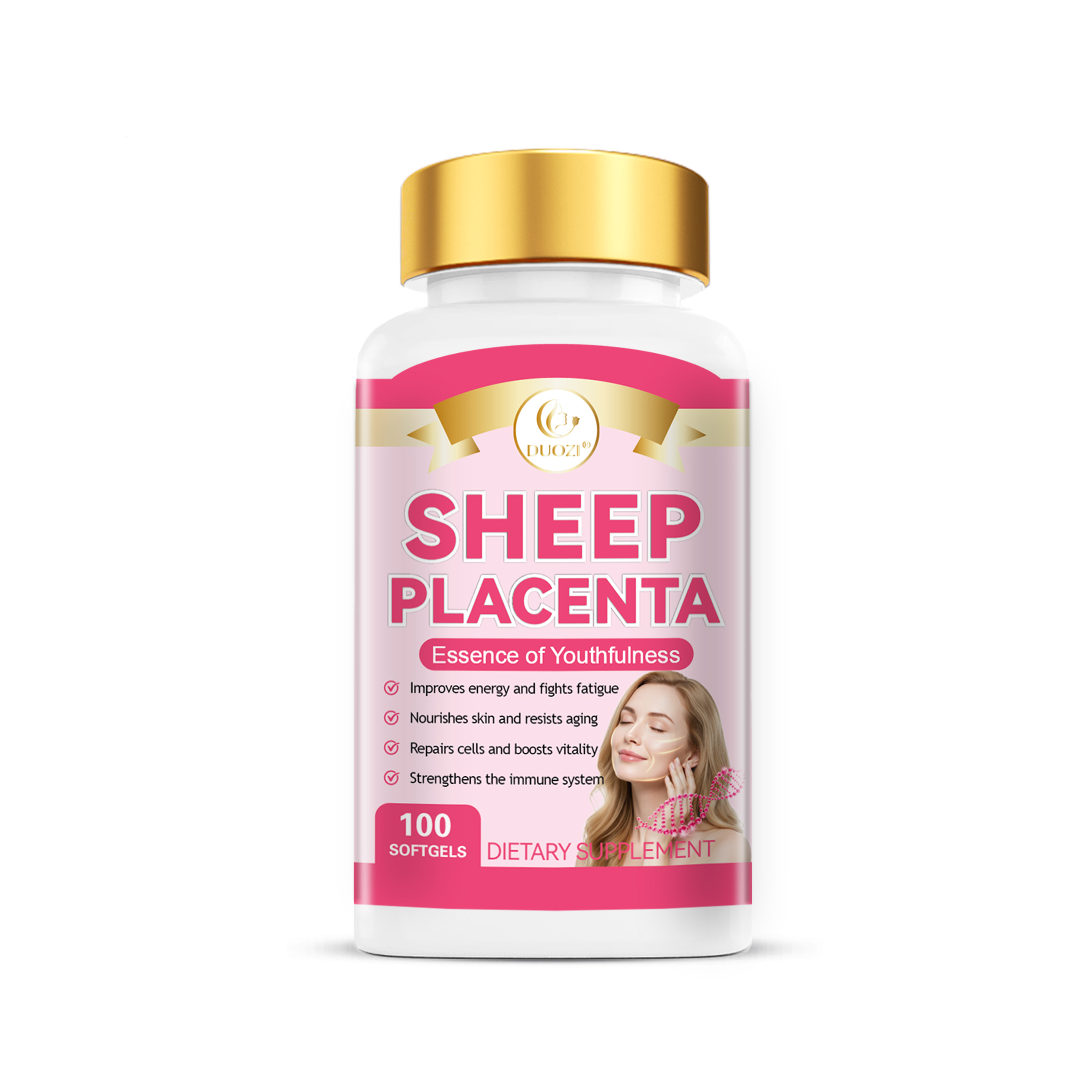 Sheep Placenta Essence Softgels Anti-Aging & Energy Support
