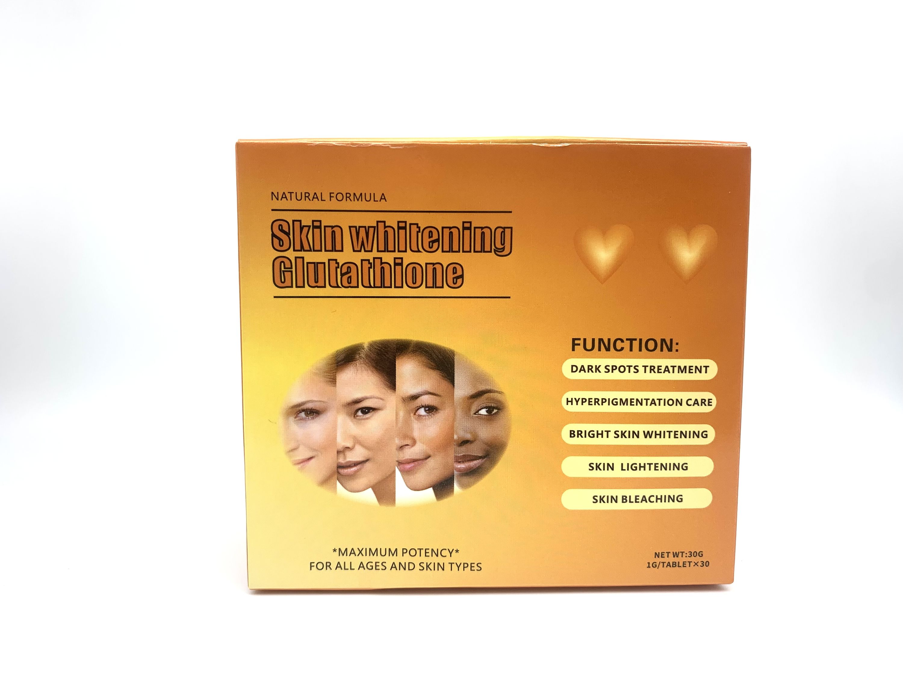 Glutathione Skin Whitening Capsules for Dark Spot Care