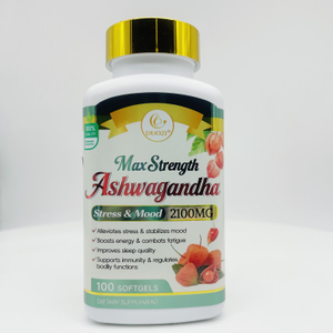 Organic Ashwagandha 2100mg Softgel Stress Immune Support
