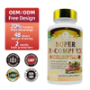DUOZI High Potency Super B-Complex with Vitamin C Tablets