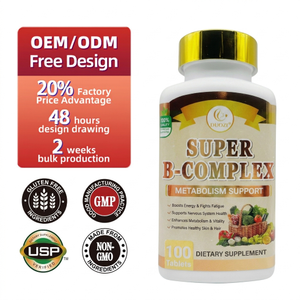 DUOZI High Potency Super B-Complex with Vitamin C Tablets
